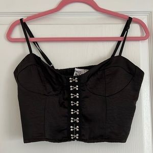 princess polly black top